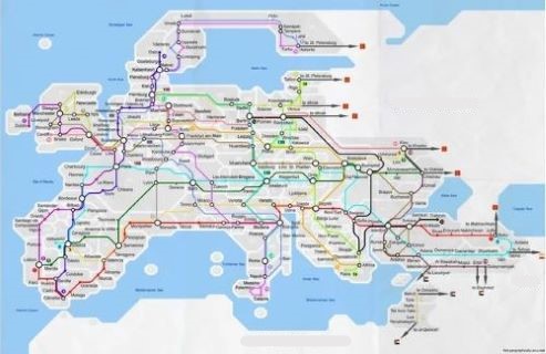 Trans-European high-speed rail map.jpg